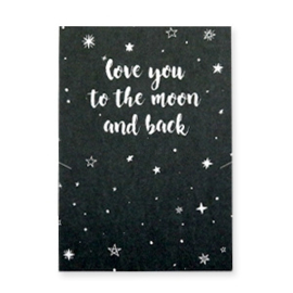 Love you to the moon and back