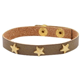 Stud armband golden ★