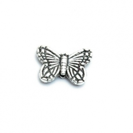 Metalen vlinder kraal