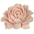 Bloem cabouchon vintage style roze