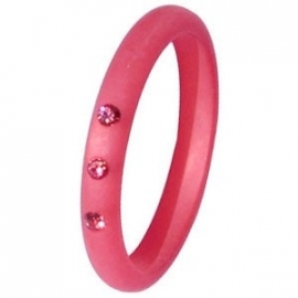 Polaris ring paparacha roze 3 mm