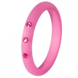 Polaris ring Soft rose pink 3 mm