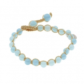 Biba armband pastel blauw