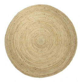 Jute vloerkleed naturel Ø 120 cm