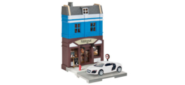 800013   Bakery with Audi R8 die-cast model