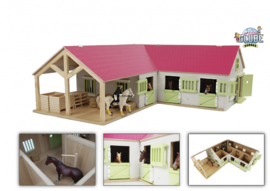 Paarden hoekstal rose 1:24 (VM610210)