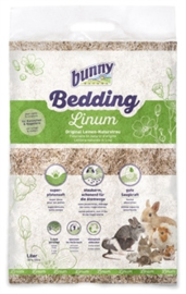 Bunny Nature bunnybedding linum vlasvezel (22 x 12,5 liter)