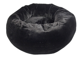 Foeiii Cozy Pluche Relax Donut Zwart 70 cm