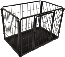 Puppyren KAZAN ZWART L 122x75x90CM