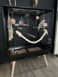 Vogelkooi Neo Jili Zwart