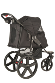 Hondenbuggy Comfort All Terrain - 3 Wielen - Zwart