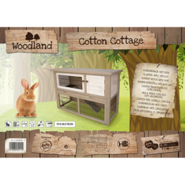 Woodland konijnenhok Cotton cottage