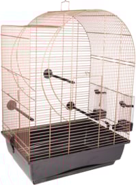 Vogelkooi Kelby Koper Zwart