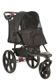 Hondenbuggy Comfort All Terrain - 3 Wielen - Zwart
