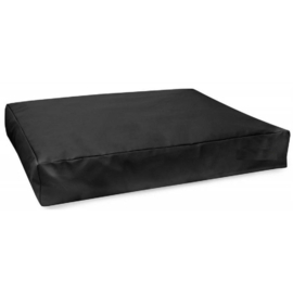 Comfortbag leatherlook zwart - zachte vulling 80 x 55 x 15 cm