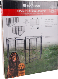 Puppyren ZECTA ZWART 205x196x100CM
