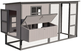Flamingo Kippenhok Calypso Cottage Grijs