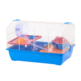 Hamsterkooi 2 lichtblauw/wit | Hamsterkooien | Budgetkooien