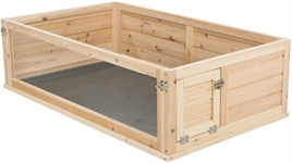 Caviakooi Trixie indoor hout - plexiglas