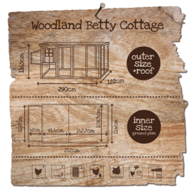 Woodland kippenhok Betty