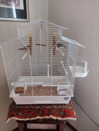 Vogelkooi Iza 2 wit