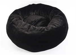 Foeiii Cozy Pluche Relax Donut Zwart 70 cm