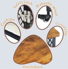 Metalen hondenbench Petit Grandes - Luxeus