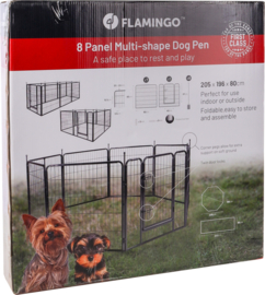 Puppyren ZECTA ZWART 205x196x80CM