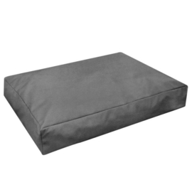 Comfortbag leatherlook antraciet - zachte vulling 80 x 55 x 15 cm