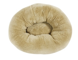 Foeiii Cozy Pluche Relax Donut Camel 60 cm