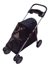 Hondenbuggy Swift 4 wielen Zwart