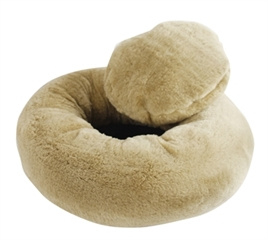 Foeiii Cozy Pluche Relax Donut Camel 60 cm