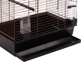 Vogelkooi Bizet Koper  Zwart