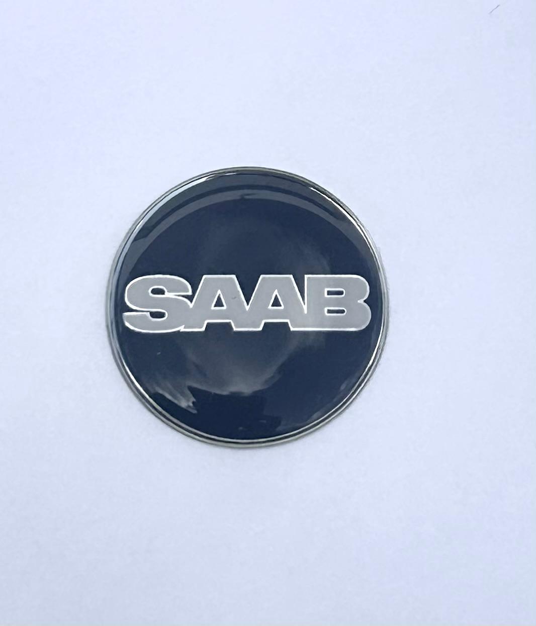 SAAB embleem in claxon dop voor leren sportstuur