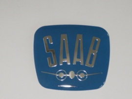 Saab embleem in chromen grill bouwjaar 1969 t/m 1973