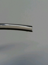 Chromen bumperstrip smal voorzijde