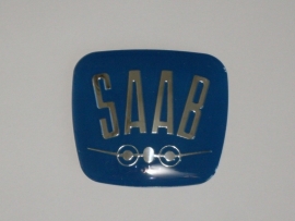 Saab embleem in chromen grill bouwjaar 1969 t/m 1973