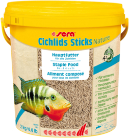 sera cichlids Sticks 10ltr