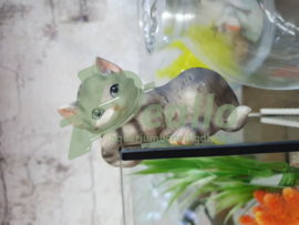 Aquarium  decoratie kat/ poes (hanger)