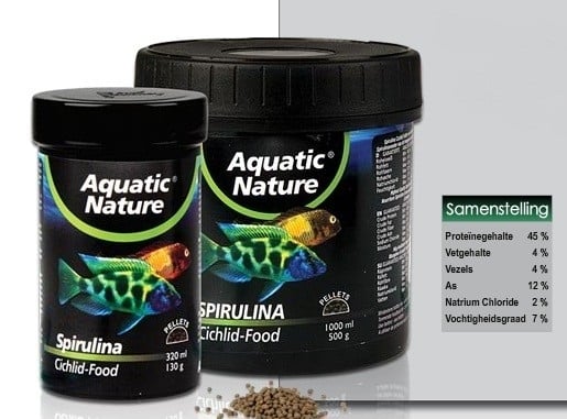 Aquatic Nature Spirulina Chiclid 500 Gr