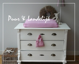 Landelijke / romantische commode / French Riviera White -Verkocht-