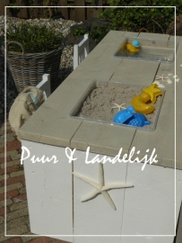 Landelijke zand- /watertafel (zandbak, waterbak)