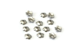 TB.151 - KRALENKAPJES ANTIEK ZILVER / 6,5MM