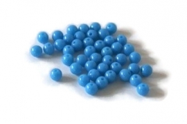 OPAQUE ACRYL KRALEN BLAUW / 6MM