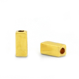 NST - HEMATIET GOUD PLATED TUBE / 3 X 1MM