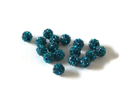 STR - RHINESTONE STRASS KRALEN BLUE ZIRCON / 4MM