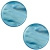 1 - POLARIS CABOCHON PARELMOER "TEAL GREEN" / 12MM