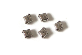 MK.34 - LEUKE METALEN KRALEN / 10 X 10MM