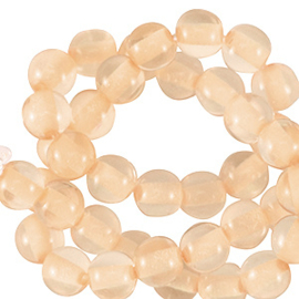 POLARIS KRALEN ROND ABRIKOOS BEIGE / 6MM