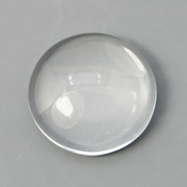 TB.206 - GLAS CABOCHON TRANSPARANT / 8MM